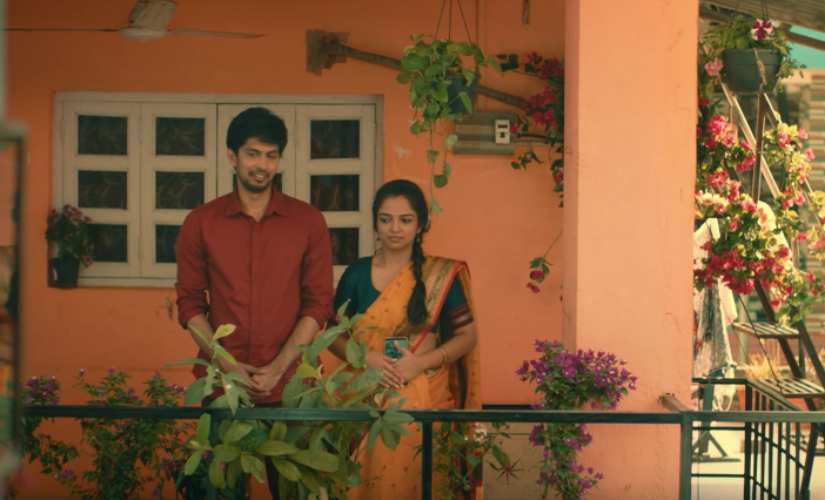 Tushar Pandey and Ahsas Channa in Kaande Poha. Image from YouTube