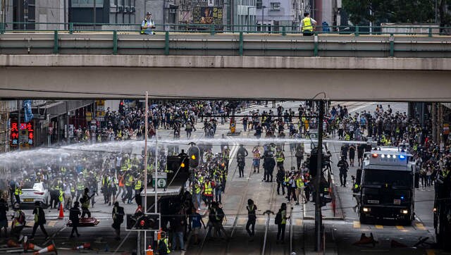 Hong Kong Police fires tear gas as protesters resist China's grip, launch first major demonstration after COVID-19 outbreak Hong Kong Police fires tear gas as protesters resist China's grip, launch first major demonstration after COVID-19 outbreak