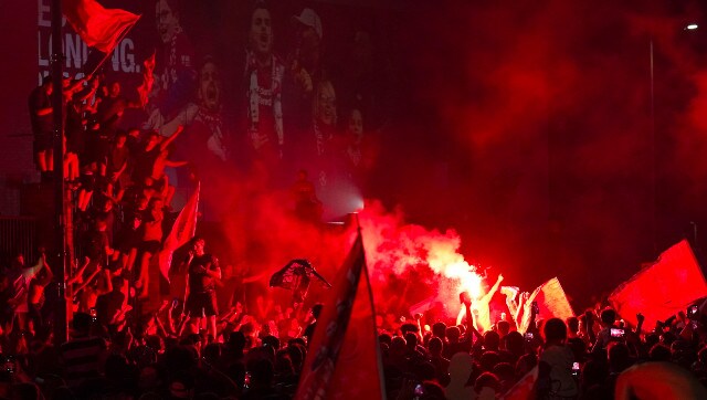 Liverpool fans go ballistic after Jurgen Klopp’s side clinch first Premier League title in 30 years Liverpool fans go ballistic after Jurgen Klopp’s side clinch first Premier League title in 30 years