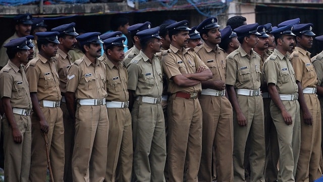 Kerala: Three policemen suspended for 'beating up' man for objecting to them urinating outside his house walls Kerala: Three policemen suspended for 'beating up' man for objecting to them urinating outside his house walls