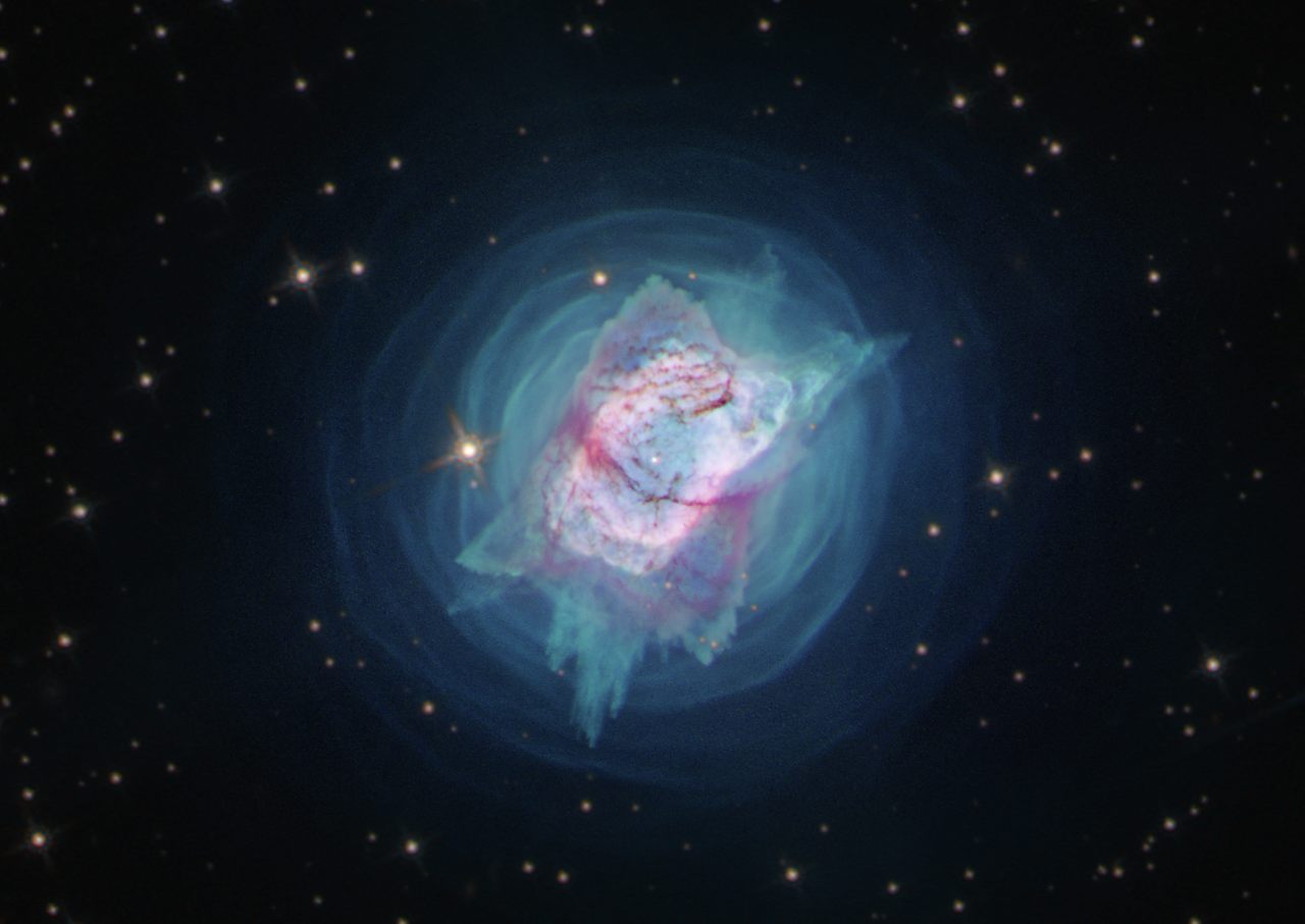 NGC 7027's central star was identified in a new wavelength of light — near-ultraviolet — for the first time by using Hubble's unique capabilities. Image: NASA