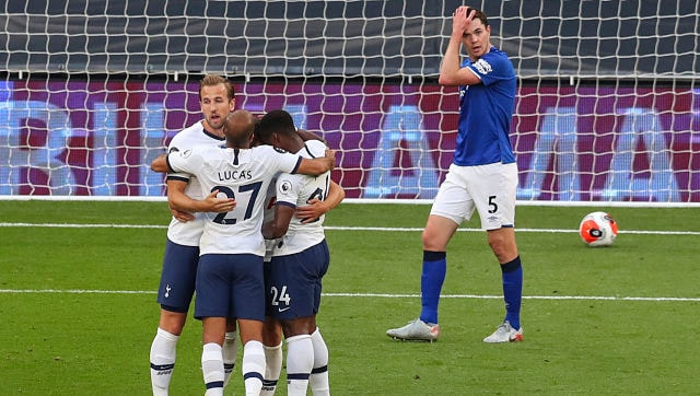 Premier League: Michael Keane own goal gives Tottenham crucial victory over Everton Premier League: Michael Keane own goal gives Tottenham crucial victory over Everton