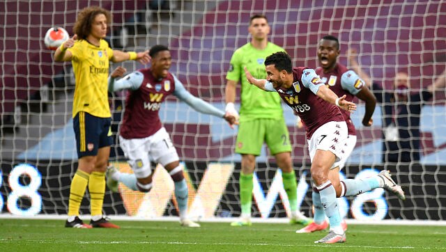 Premier League: Aston Villa jump out of relegation zone after beating Arsenal; Manchester City thrash Watford Premier League: Aston Villa jump out of relegation zone after beating Arsenal; Manchester City thrash Watford