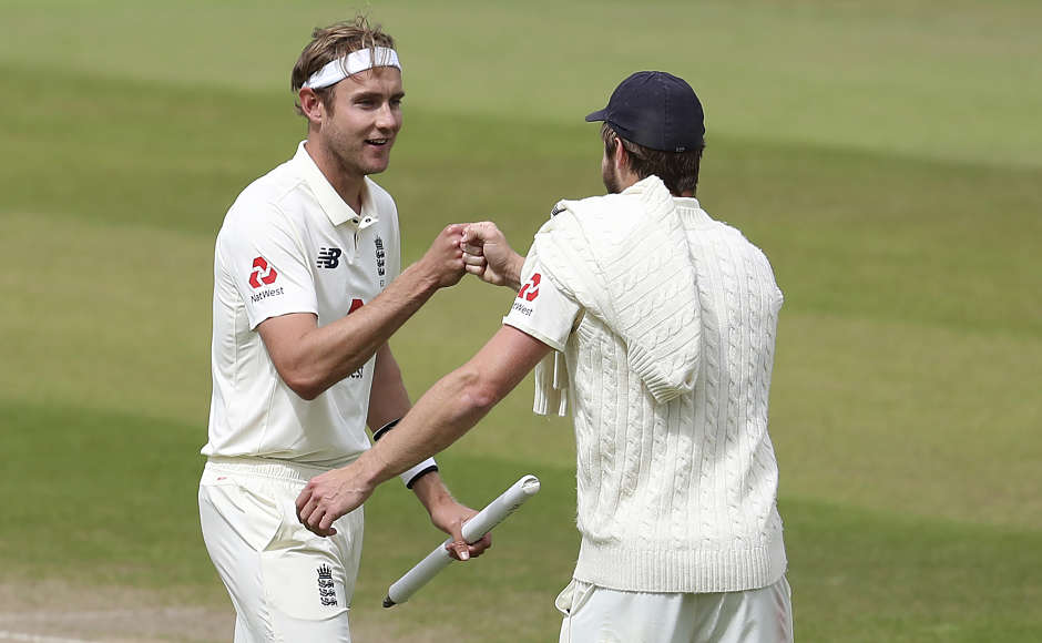 Stuart Broad returned with the ball and shone again, as he picked up another four wickets, helping England bowl Windies out for a mere 129 runs in the second innings. Windies lost the Test match by 269 runs. England came back strongly to win the series 2-1 after starting the series on a losing note. AP Stuart Broad returned with the ball and shone again, as he picked up another four wickets, helping England bowl Windies out for a mere 129 runs in the second innings. Windies lost the Test match by 269 runs. England came back strongly to win the series 2-1 after starting the series on a losing note. AP