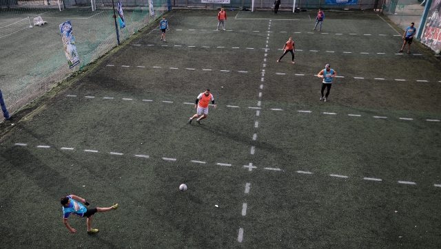 Human foosball: Football-starved Argentines develop new form of sport for coronavirus pandemic