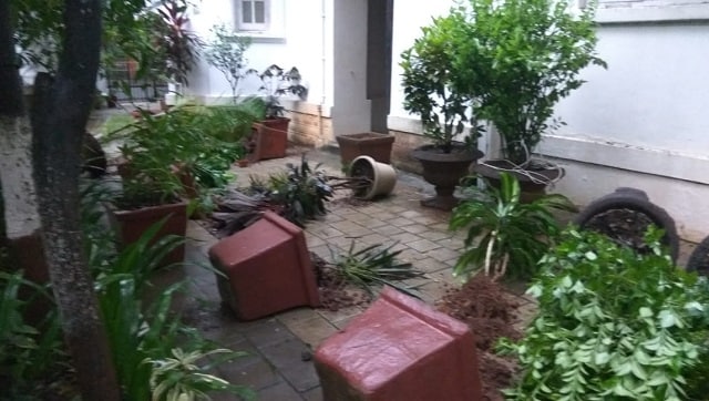 Two persons throw stones, damage CCTV cameras at Dr BR Ambedkar’s Mumbai residence; FIR filed Two persons throw stones, damage CCTV cameras at Dr BR Ambedkar’s Mumbai residence; FIR filed
