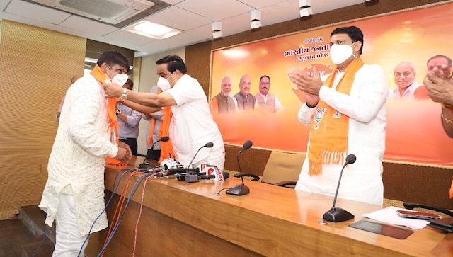 Gujarat farmer leader who fought against land acquisition for bullet train project joins BJP Gujarat farmer leader who fought against land acquisition for bullet train project joins BJP