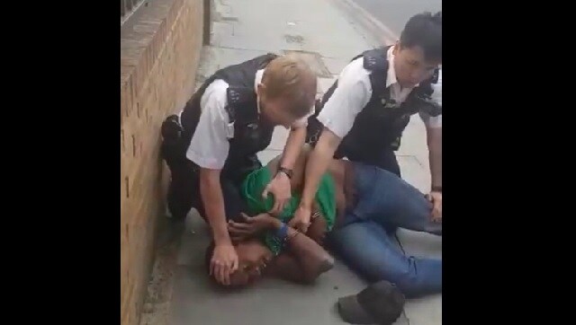 One London police officer suspended after video goes viral of him kneeling on Black man's neck during arrest