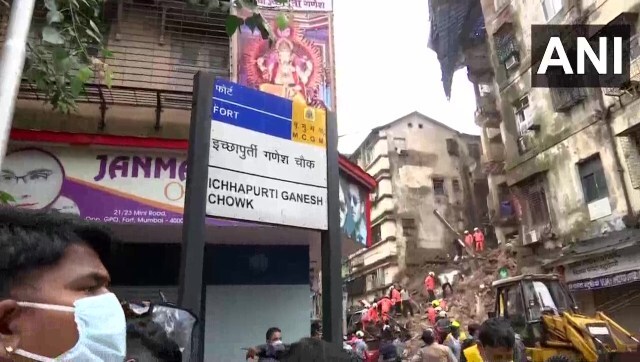 Mumbai rains: Two dead, many feared trapped after two buildings collapse in Malad and Fort; rescue ops underway Mumbai rains: Two dead, many feared trapped after two buildings collapse in Malad and Fort; rescue ops underway