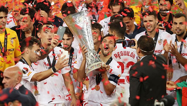 Europa League: Sevilla captain Jesus Navas dedicates title to former players Jose Antonio Reyes and Antonio Puerta Europa League: Sevilla captain Jesus Navas dedicates title to former players Jose Antonio Reyes and Antonio Puerta