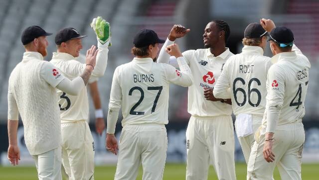 Jofra Archer picked three wickets in the first innings, along with Stuart Broad with the same number of wickets. England pacers were very instrumental throughout the Test. AP Jofra Archer picked three wickets in the first innings, along with Stuart Broad with the same number of wickets. England pacers were very instrumental throughout the Test. AP