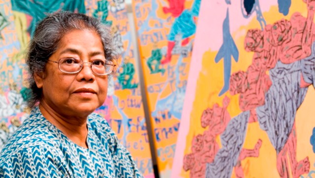 At this year's Kochi Biennale, Arpita Singh's playful, surrealistic narratives seek resonance in polarised times