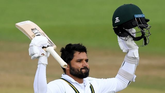 During visitors' reply, their desperation to keep themselves alive was made possible courtesy an unbeaten 141 from captain Azhar Ali. AP During visitors' reply, their desperation to keep themselves alive was made possible courtesy an unbeaten 141 from captain Azhar Ali. AP