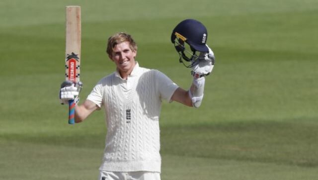 England won the toss and elected to bat. Zak Crawley, who was called up to replace Ben Stokes, notched up his maiden Test century and converted into a double ton as his knock of 267 helped England declare at 583-8. AFP England won the toss and elected to bat. Zak Crawley, who was called up to replace Ben Stokes, notched up his maiden Test century and converted into a double ton as his knock of 267 helped England declare at 583-8. AFP
