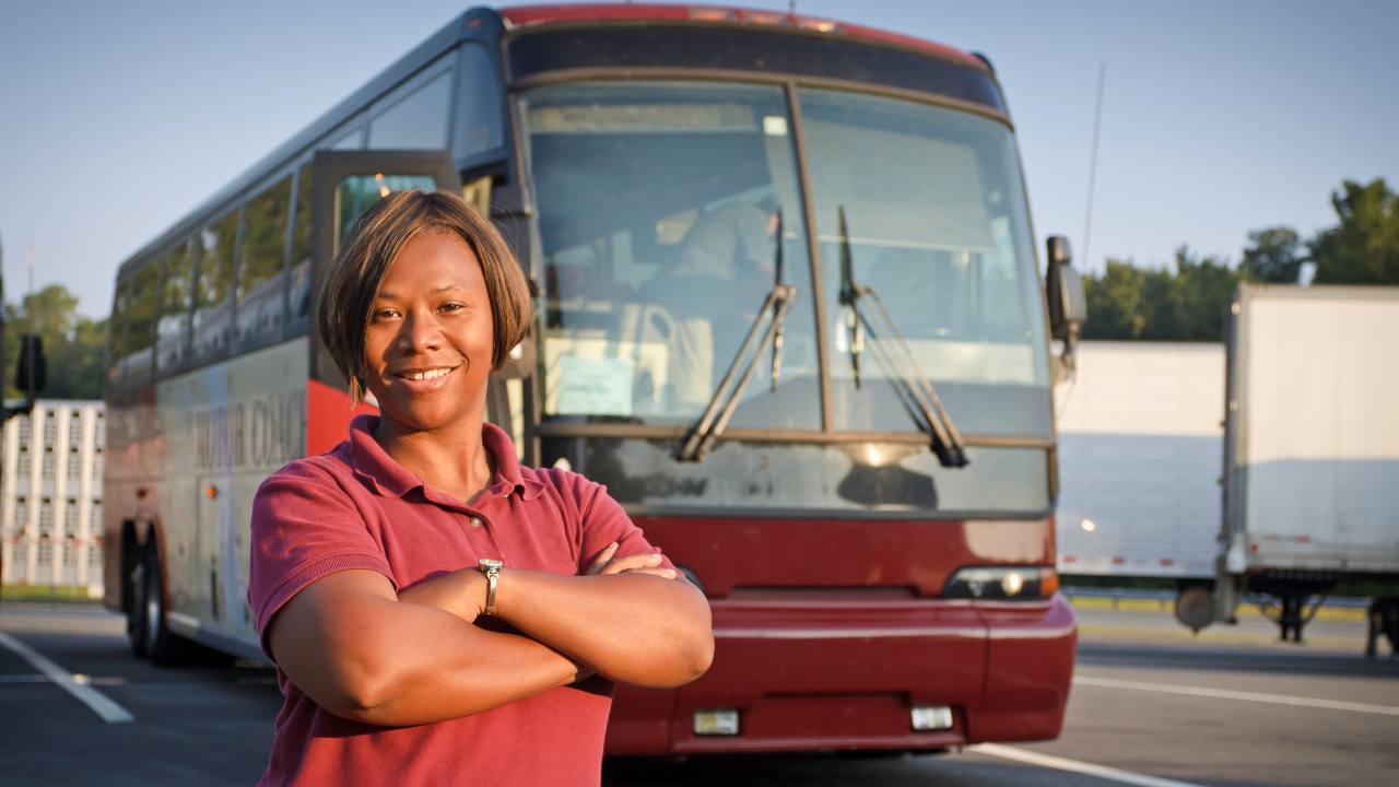 Women can finally drive buses. Image credit: Baxtar/Shutterstock