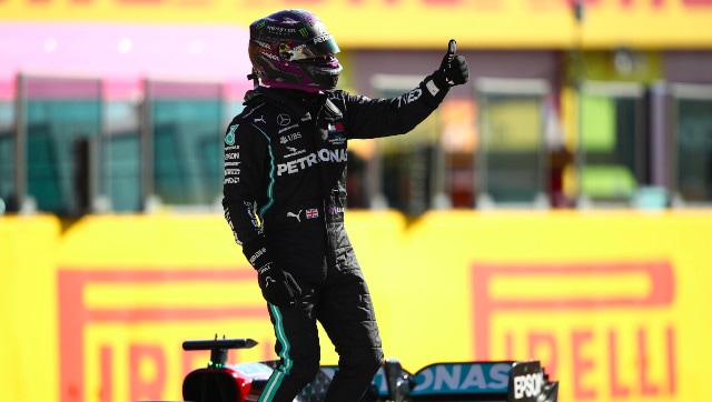 Formula 1 2020: Lewis Hamilton grabs 95th career pole in Tuscan GP qualifying as Mercedes lock front row out Formula 1 2020: Lewis Hamilton grabs 95th career pole in Tuscan GP qualifying as Mercedes lock front row out