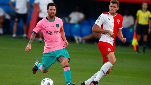 Lionel Messi scores two in Barcelona's friendly game against Girona, Luis Suarez, Arturo Vidal remain absent Lionel Messi scores two in Barcelona's friendly game against Girona, Luis Suarez, Arturo Vidal remain absent
