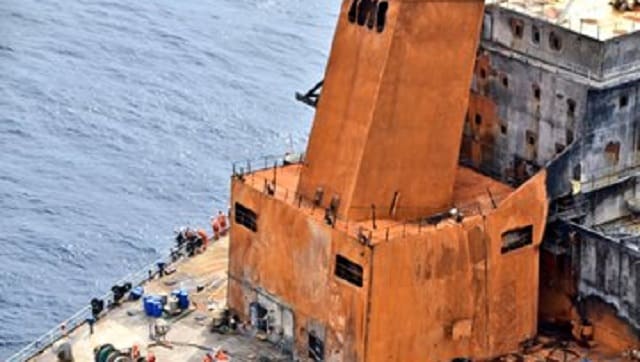 Indian, Sri Lankan Navies, Coast Guard avert environmental disaster; douse fire on oil vessel Indian, Sri Lankan Navies, Coast Guard avert environmental disaster; douse fire on oil vessel