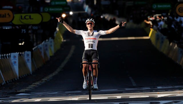 Tour de France: Soren Kragh Andersen claims victory in Stage 14 as Primoz Roglic clings on to yellow jersey Tour de France: Soren Kragh Andersen claims victory in Stage 14 as Primoz Roglic clings on to yellow jersey