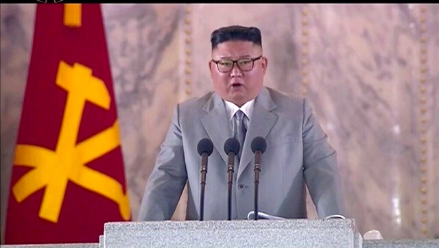 Kim Jong-un tears up during rare apology to North Korean citizens at military parade: Reports