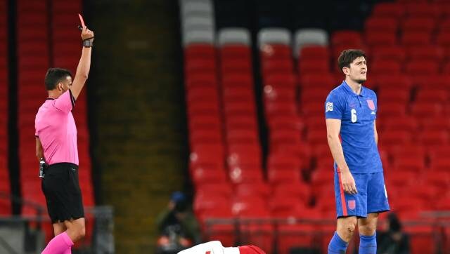 UEFA Nations League: Harry Maguire sent off on bad night for England, Kylian Mbappe gets France winner UEFA Nations League: Harry Maguire sent off on bad night for England, Kylian Mbappe gets France winner