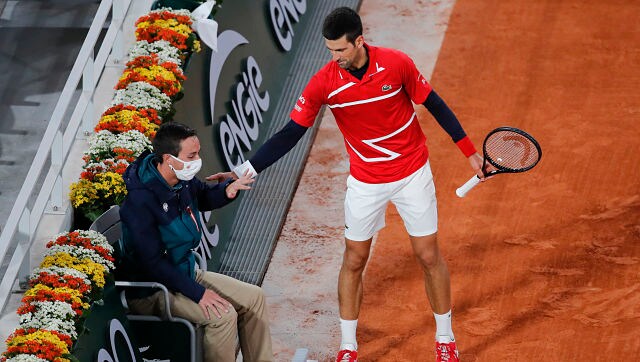 French Open 2020: Novak Djokovic breezes into quarters; Stefanos Tsitsipas overcomes eye problem to win French Open 2020: Novak Djokovic breezes into quarters; Stefanos Tsitsipas overcomes eye problem to win