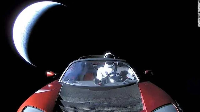 Elon Musk's Tesla Roadster, Starman make their first close approach of Mars Elon Musk's Tesla Roadster, Starman make their first close approach of Mars