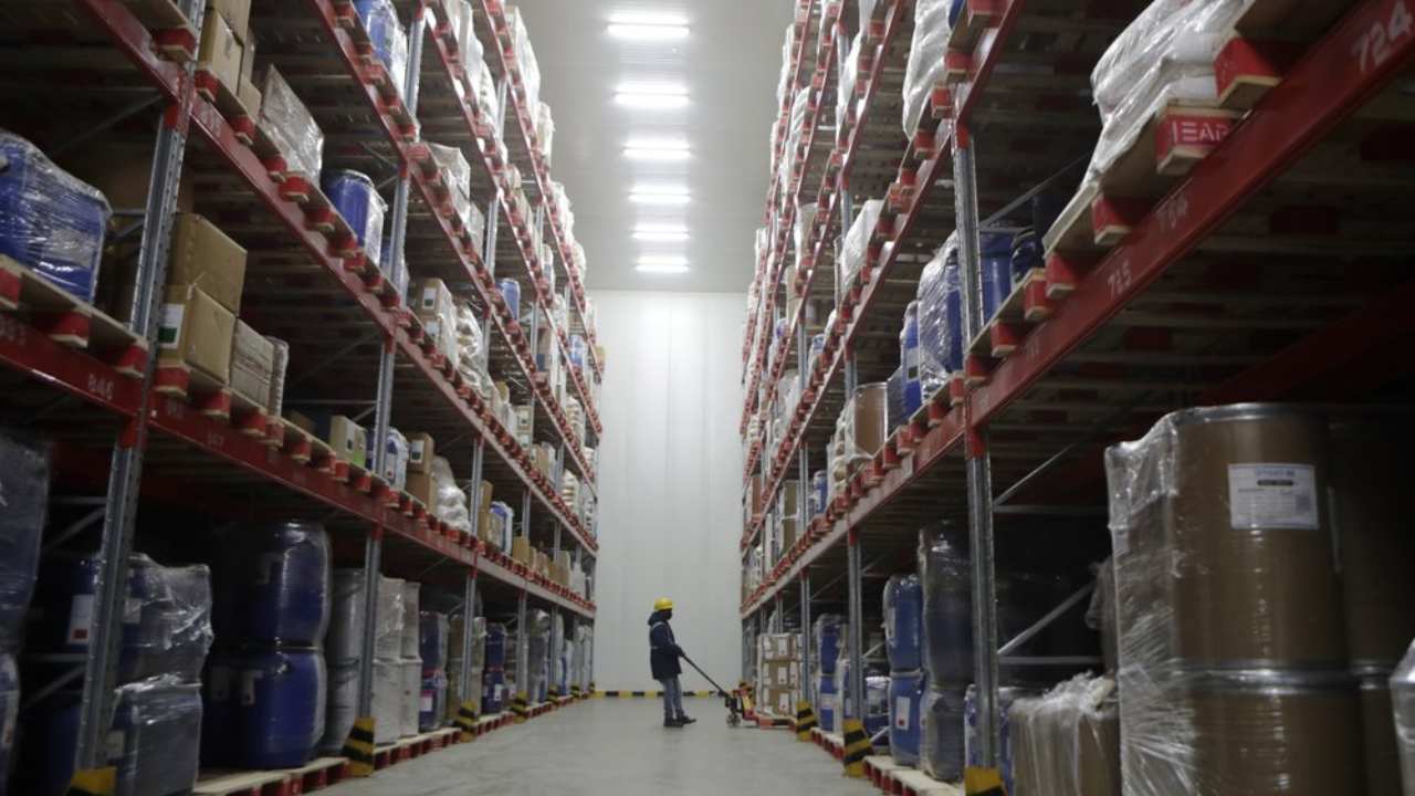 Snowman Logistics is India's largest cold storage company in Taloja, outskirts of Mumbai. AP