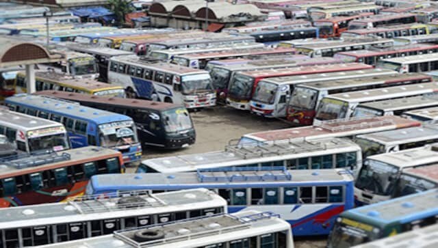 Karnataka: Bus services hit as RTC workers begin indefinite strike over wage-related demands Karnataka: Bus services hit as RTC workers begin indefinite strike over wage-related demands