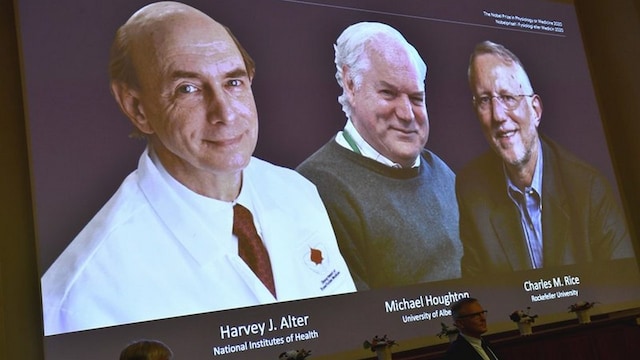 Nobel Prize for Medicine awarded to three scientists for discovering hepatitis C virus Nobel Prize for Medicine awarded to three scientists for discovering hepatitis C virus