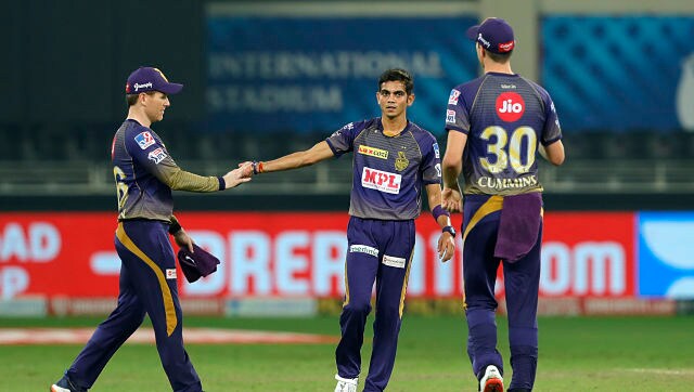 IPL 2020: Eoin Morgan, Pat Cummins help KKR beat RR by 60 runs, keep playoff chance alive IPL 2020: Eoin Morgan, Pat Cummins help KKR beat RR by 60 runs, keep playoff chance alive