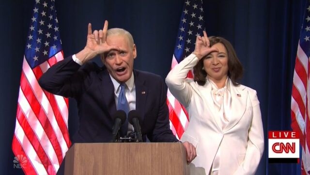 Jim Carrey, Maya Rudolph impersonate Joe Biden, Kamala Harris on SNL; Dave Chapelle returns as host Jim Carrey, Maya Rudolph impersonate Joe Biden, Kamala Harris on SNL; Dave Chapelle returns as host