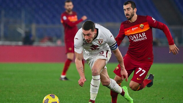 Serie A: AS Roma move level on points with champions Juventus after beating 10-man Torino Serie A: AS Roma move level on points with champions Juventus after beating 10-man Torino