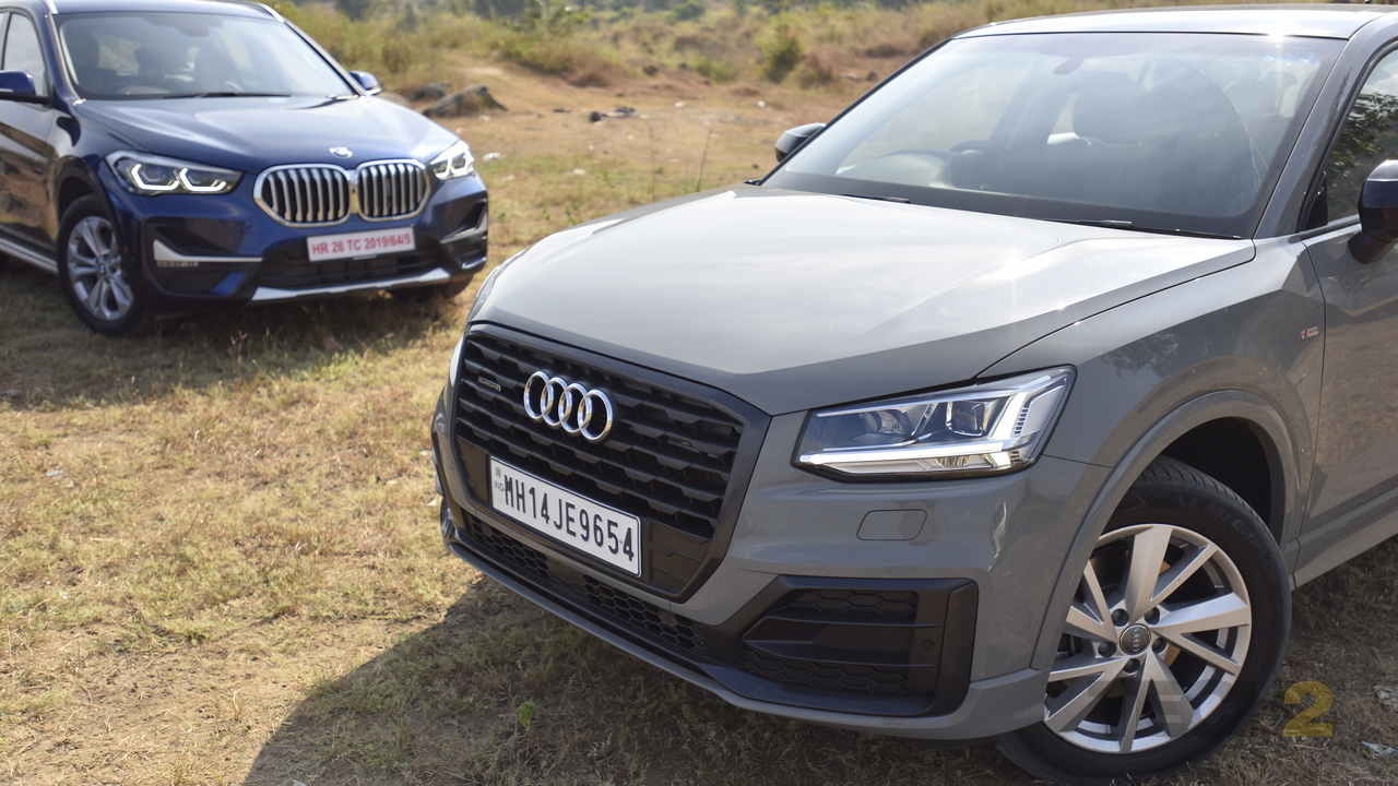 The Audi Q2 is a small, 4.2m-long crossover that really looks a lot like a hatchback with a bit of a lift. Image: Tech2/Tushar Burman