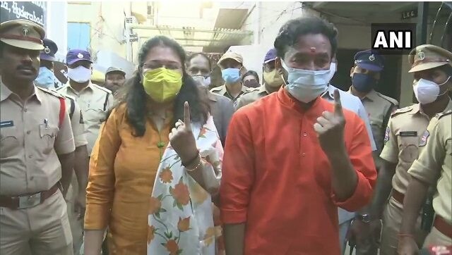 GHMC Election 2020: Polling underway in Greater Hyderabad amid tight security; 1,122 candidates in fray GHMC Election 2020: Polling underway in Greater Hyderabad amid tight security; 1,122 candidates in fray