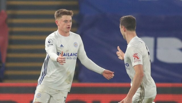 Premier League: Harvey Barnes' late equaliser salvages point for Leicester City against Crystal Palace