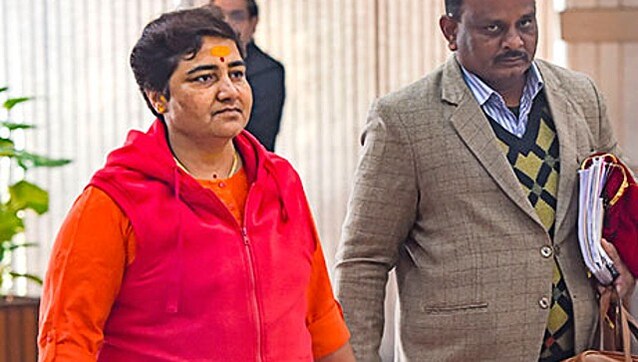 BJP MP Pragya Thakur terms man who shot her video playing kabaadi as 'Ravana' BJP MP Pragya Thakur terms man who shot her video playing kabaadi as 'Ravana'
