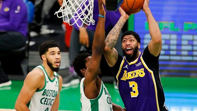 NBA: Anthony Davis scores 27 points as Lakers end losing streak with win over Celtics; Trail Blazers edge past Bulls NBA: Anthony Davis scores 27 points as Lakers end losing streak with win over Celtics; Trail Blazers edge past Bulls