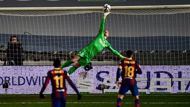 Spanish Super Cup: Marc-Andre ter Stegen's heroics help Barcelona beat Real Sociedad on penalties to reach final