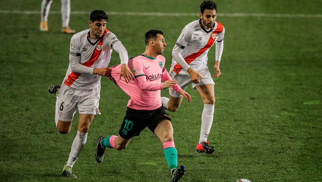 Copa del Rey: Lionel Messi scores on return from suspension to guide Barcelona to win over Rayo Vallecano Copa del Rey: Lionel Messi scores on return from suspension to guide Barcelona to win over Rayo Vallecano