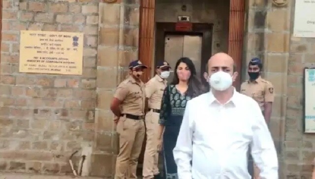 Rhea Chakraborty, brother Showik arrive at NCB office to mark court-mandated montly attendance