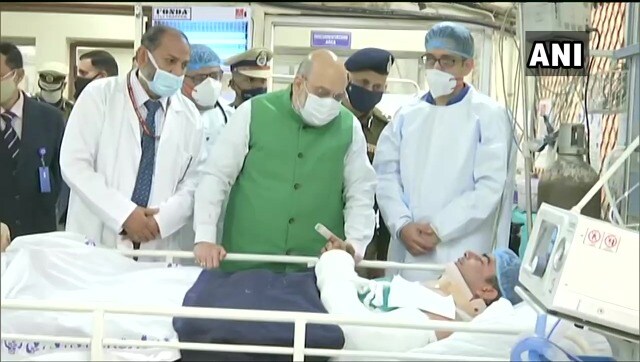Amit Shah visits two Delhi hospitals, meets policemen injured during Republic Day violence Amit Shah visits two Delhi hospitals, meets policemen injured during Republic Day violence