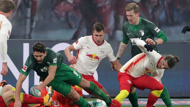 Bundesliga: RB Leipzig warm up for Champions League clash against Liverpool with 2-1 win over Augsburg Bundesliga: RB Leipzig warm up for Champions League clash against Liverpool with 2-1 win over Augsburg