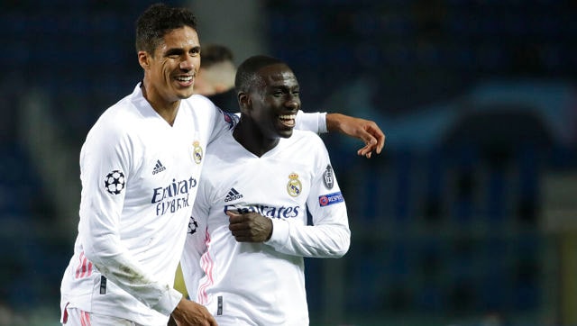 Champions League: Ferland Mendy's late strike helps Real Madrid beat Atalanta in Round of 16 first leg