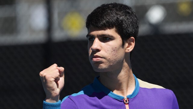 Australian Open 2021: 'Next Nadal' Carlos Alcaraz wins first Grand Slam match in straight sets Australian Open 2021: 'Next Nadal' Carlos Alcaraz wins first Grand Slam match in straight sets
