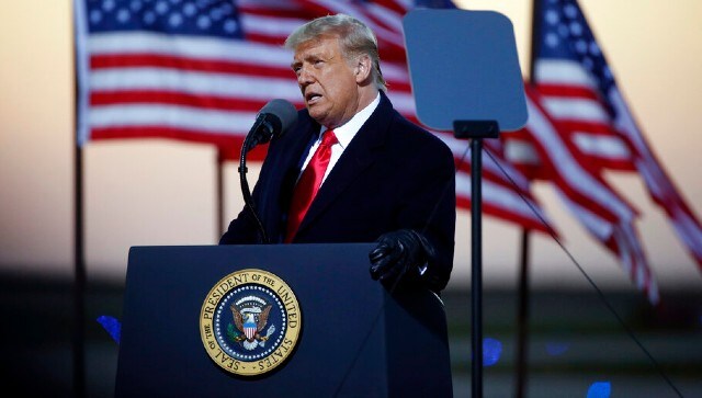Donald Trump, in return to rally stage in Ohio, airs old election grievances and baseless claims of fraud