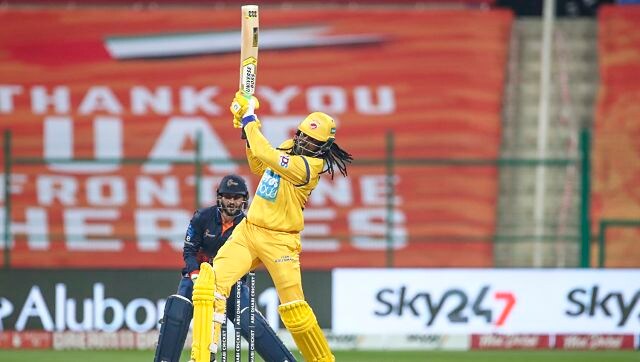 Abu Dhabi T10 League: Chris Gayle smashes 22-ball unbeaten 84 to steer Team Abu Dhabi to easy win Abu Dhabi T10 League: Chris Gayle smashes 22-ball unbeaten 84 to steer Team Abu Dhabi to easy win