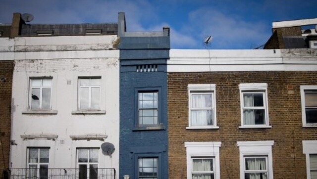 London's 'thinnest' house, measuring only 5 feet 6 inches at its narrowest point, up for sale at $1.3 million