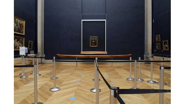 With no visitors at Louvre, long-overdue refurbishments finally kick off in the otherwise overcrowded museum
