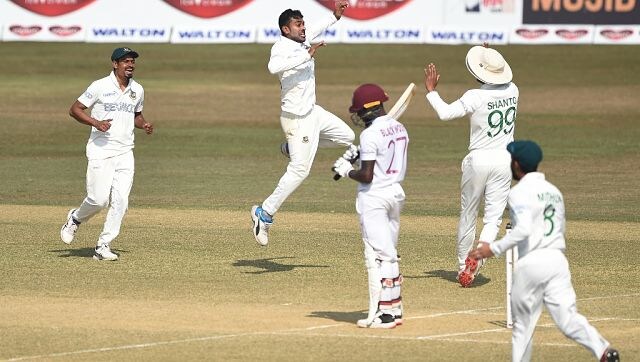 Bangladesh vs West Indies: Spinners put hosts in driver's seat despite late batting stutter on Day 3 Bangladesh vs West Indies: Spinners put hosts in driver's seat despite late batting stutter on Day 3